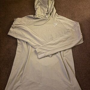 Gymshark Olive Hoodie with Logo